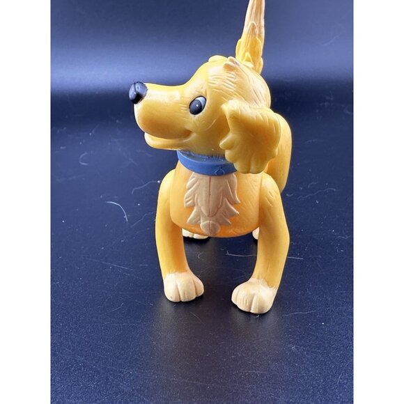 Vtg Barbie 2004 Mattel Doggie Daycare BEAU Yellow Dog Action Figure Replacement - Picture 3 of 7